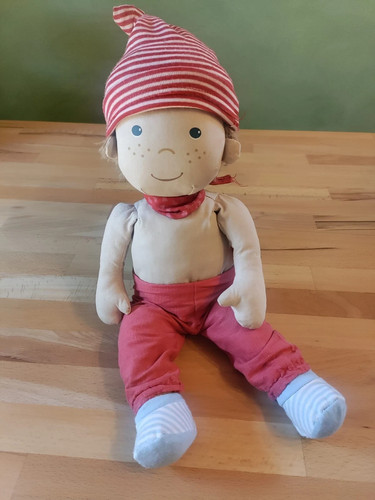 Sigikid stoff puppe mit - , hose